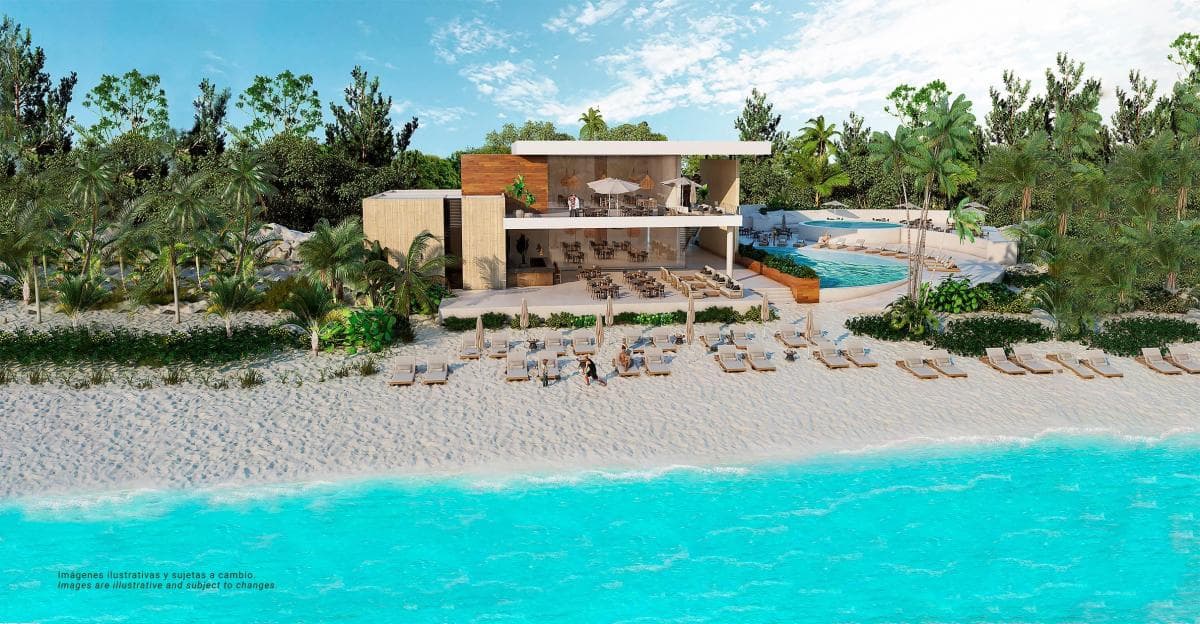 Beachfront villa at Estrella de Mar